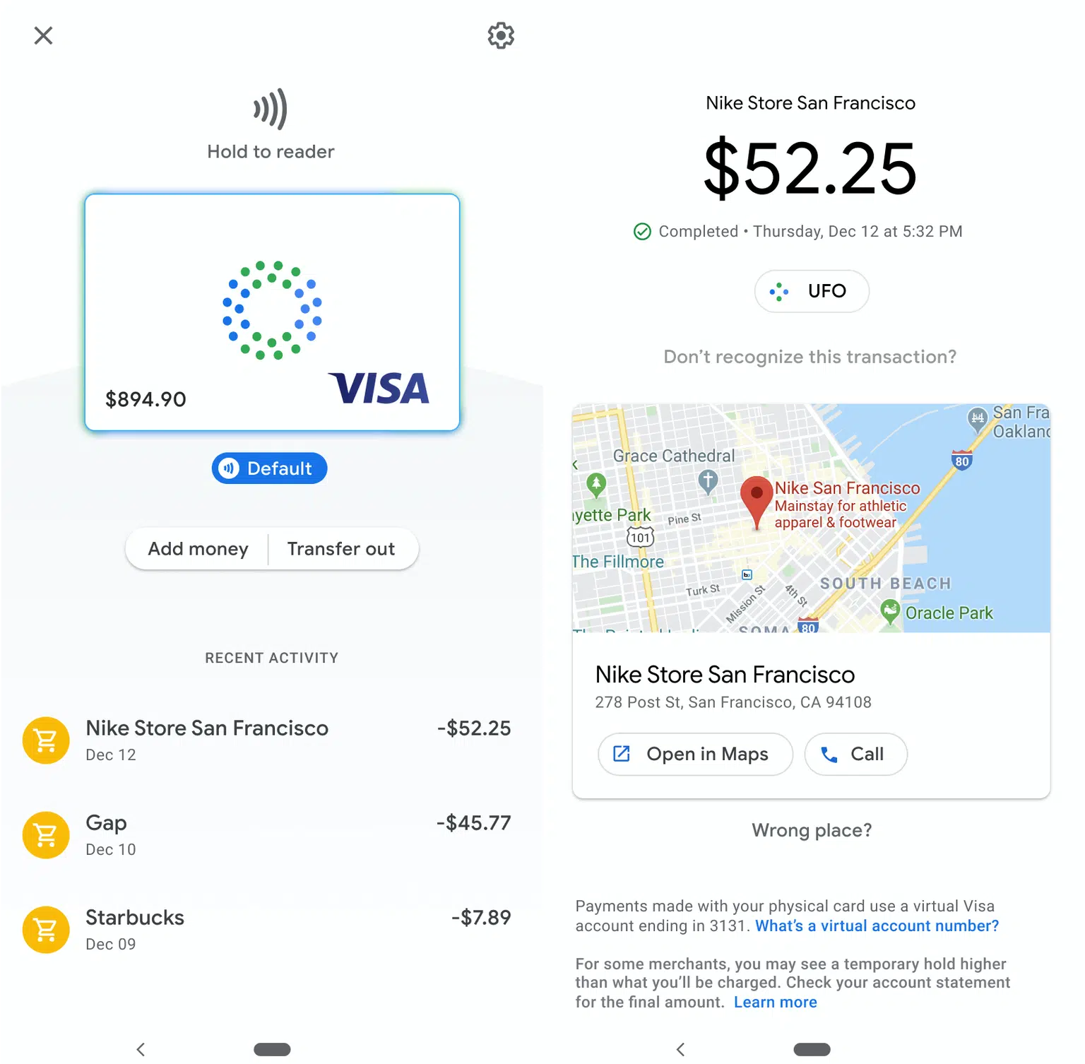 Google pay debit card 3