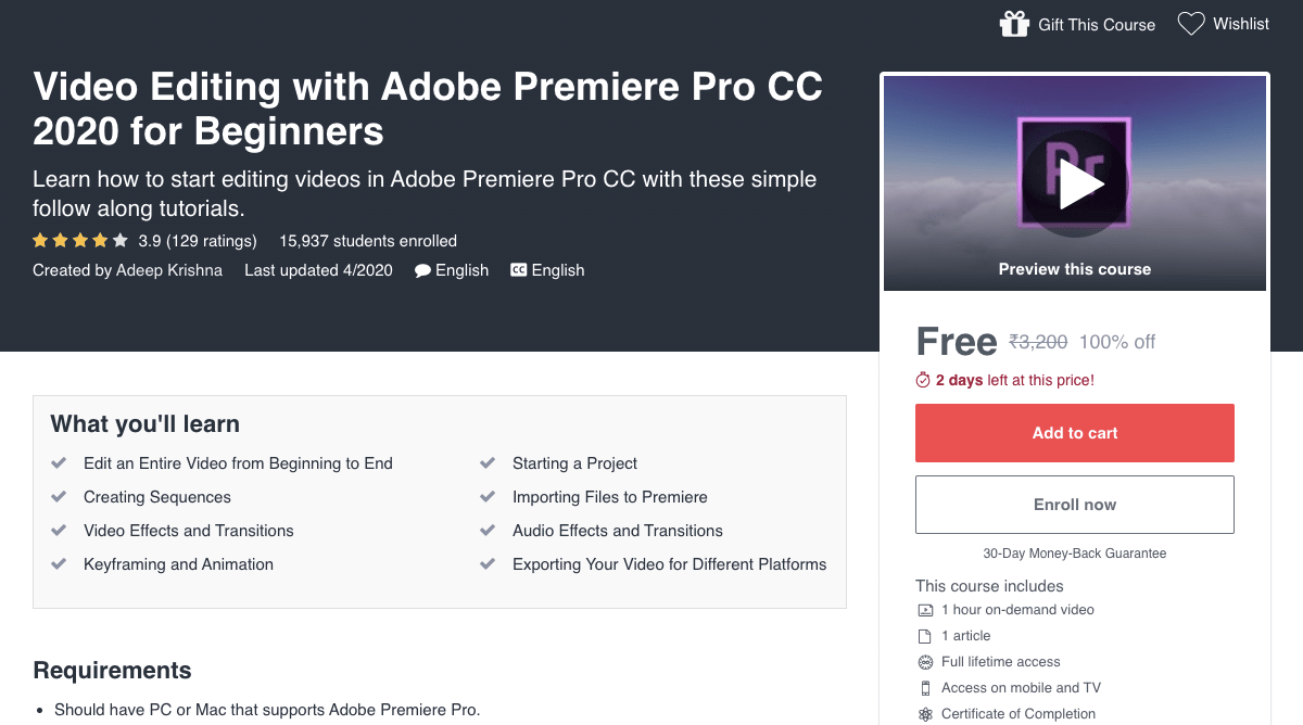 Adobe Premiere Pro CC 2020 3